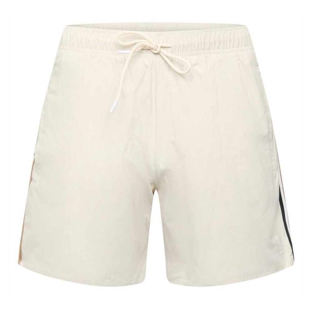 Boss Mens Iconic Logo Swim Shorts / White